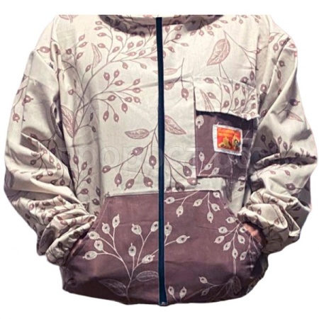 Пчелы Куртка бязь цветн Барбарис на молнии р-р 52-54/ЧК