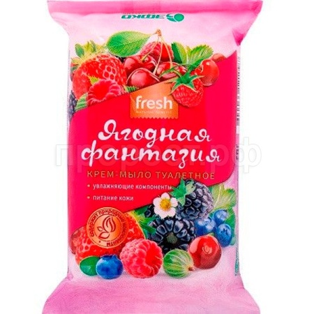 Крем-мыло Эфко Fresh 50г ягодная фантазия 81007/Атлант 