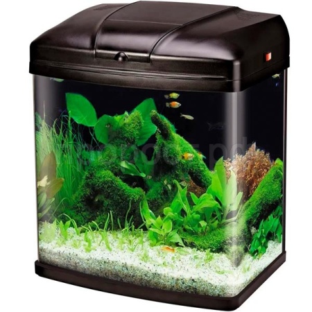 Аквариум куб полный комплект 9л черный/AQUARIUM 033