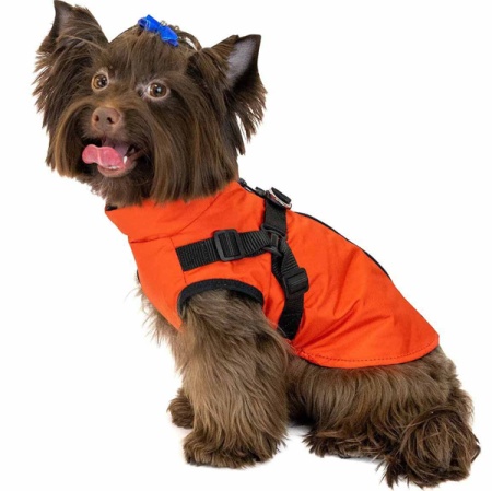 Шлейка-жилетка АНДЫ М термостежка грудь 26-41см красная/45002/Дарэленд