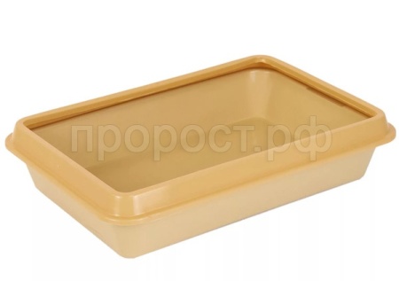 Туалет д/кошек Zoo-M малый с рамкой 40*26*6,5см бежевый/2905/Дарэлл