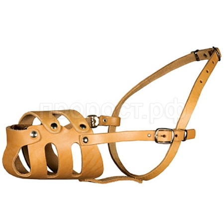 Намордник кожа цельнокроеный Доберман/04010012/Каскад