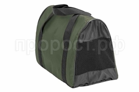 Сумка переноска ЧИП Туннель №1 нейлон с сетчатым окном 36*21*24см зеленый/9006/Дарэлл