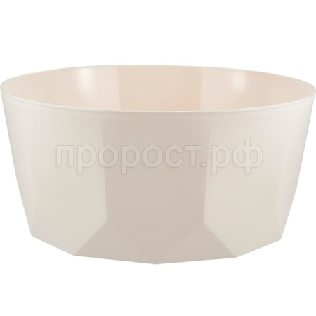 Салатник Plast Team STOCKHOLM 4,6л молочный туман РТ1712 /11шт/ПТ