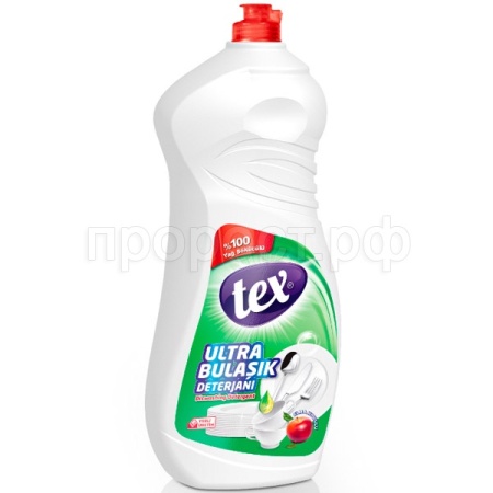 Моющее ср-во д/посуды TEX 1350мл ультра яблоко /12шт/