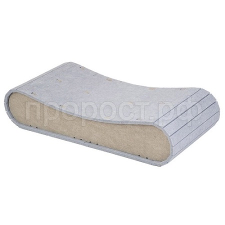 Когтеточка Домик ВОЙЛОК разборный 60*24*12см серо-бежевый/8052/Дарэлл