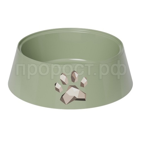 Миска одинарная пластик 0,3л Юта/30шт/М9047