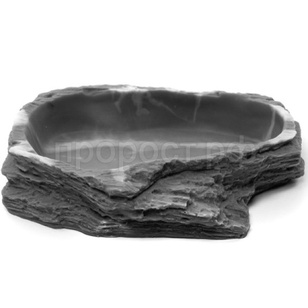 Кормушка-поилка д/рептилий LUCKY REPTILE Granite 20x17.5x4.5см (Германия) WDG-4