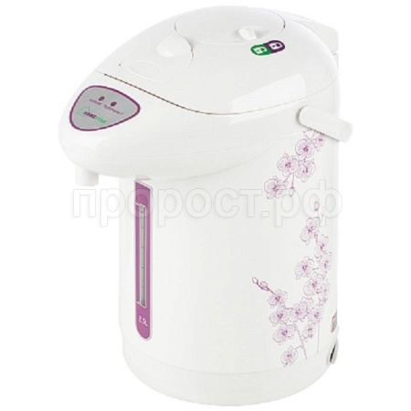 Термопот HOMESTAR 2,5л 750Вт  HS-5001,фиолетовые цветы/6шт/000650