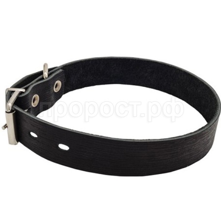 Ошейник кожа 25мм с текстурой 39-46см/00025088/Каскад