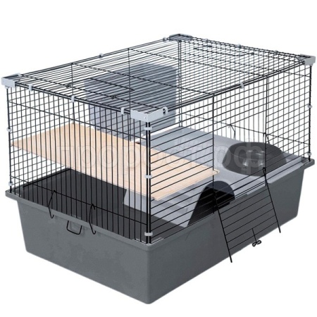 Клетка д/грыз ГЕРА-1 60*40**41см разборная серая/4405сер-черн/Дарэлл