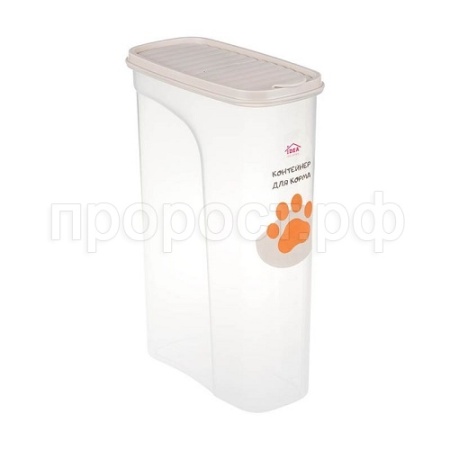 Контейнер д/корма БЕСТ 3л капучино /М1821/М-пластика