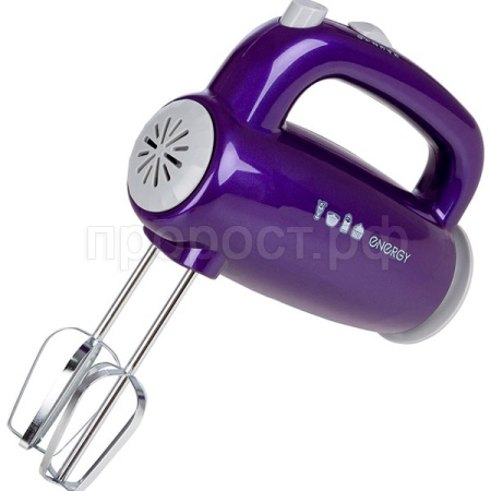 Миксер ENERGY EN-295P 5 скоростей 300Вт фиолетовый /24шт/152487