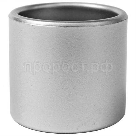 Кашпо 0,05л серебро (пласт+слюда) 103/5-5 /96шт/Mehrni
