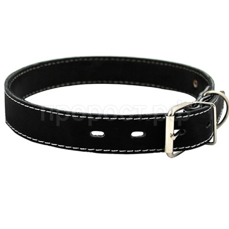 Ошейник кожа 12мм 20-24см 