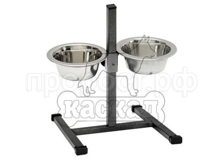 Миска метал на регулируемой подставке 1,5л/08344137