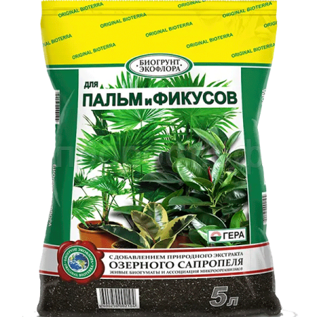 БиоГрунт Гера для Пальм и Фикусов 5л