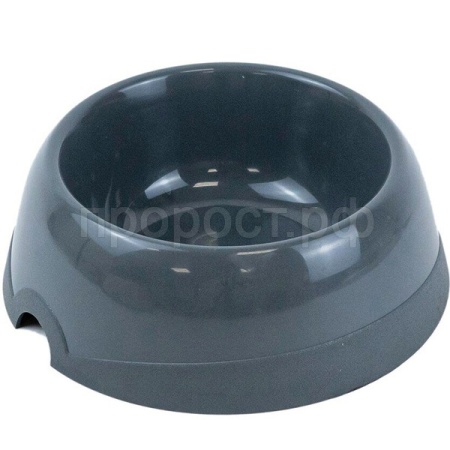 Миска одинарная пластик №6 2,0л серая/2306/Дарэлл