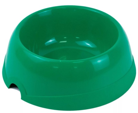 Миска одинарная пластик №5 1,2л изумрудная/2305изум/Дарэлл
