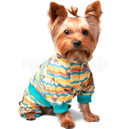 Комбинезон-дождевик демисезонный Disney Stitch Tropics 20см XS/12251218/Триол