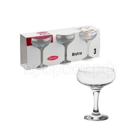 Набор бокалов БИСТРО (3шт) 270мл 44136B