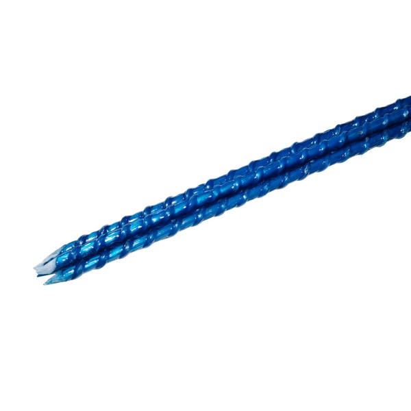 Опора д/растений 120см д.8 композит (5шт) синяя рифленая /PROROST