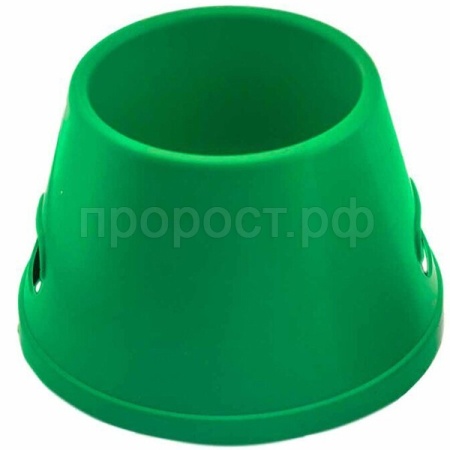 Миска одинарная пластик Прованс конус 800мл изумр/1336/Дарэлл