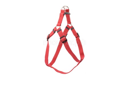 Шлейка синтетика 25мм Евро L быстросъемная красная/031425красн