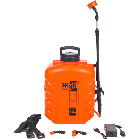 О Опрыскиватель 12л Жук электрический ранцевый