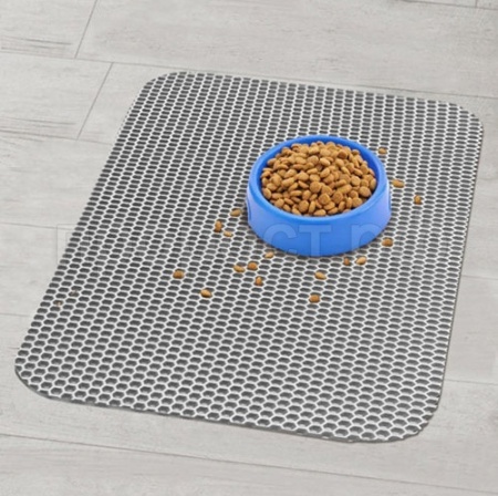 Коврик для туалета чистый пол серебро зверье мое 72*120см/86106/