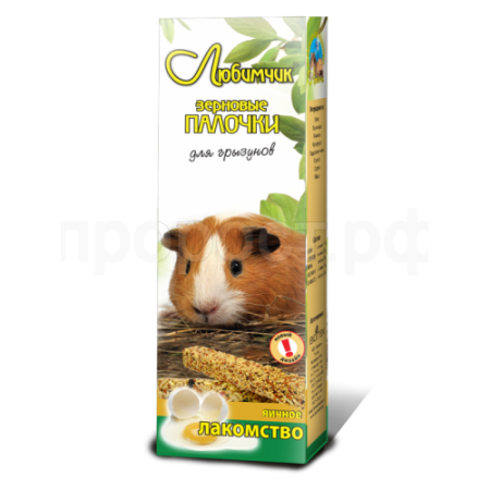 Лакомство для грызунов Яичные Палочки Любимчик