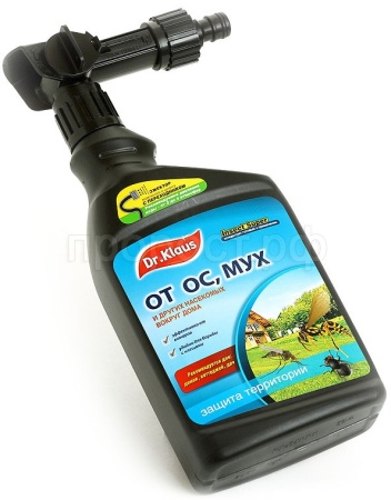 Эжектор Dr.Klaus от мух, ос, комаров, клещей 1л