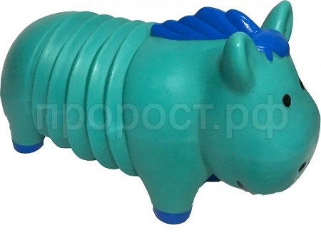 Игрушка с Гиппопотам с пищалкой из латекса 14см/ЛС110/Евро