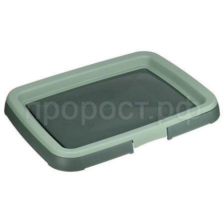 Лоток под пеленку д/собак 45*34см нефрит /М1845/М-пластика