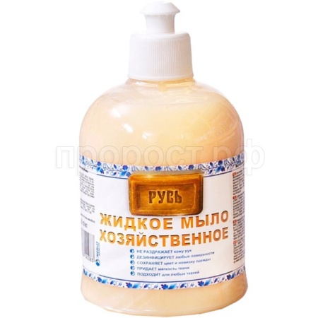Мыло хозяйственное жидкое Эфко Русь 500мл премиум 80522 /12шт/Атлант