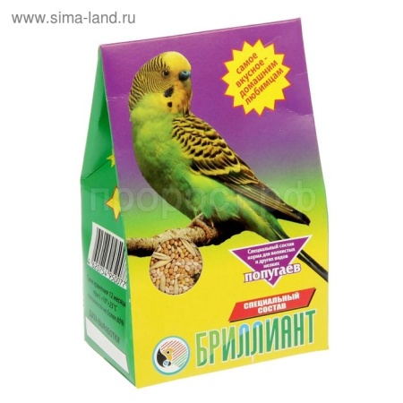 Бриллиант для попугаев Спецсостав 400гр