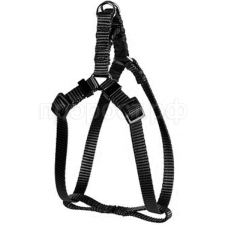 Шлейка нейлон 25мм 70-90см черный/01225013-07/Каскад