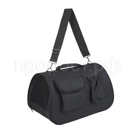 Сумка переноска ЧИП КАРГО №3 с накл. карманами и ремнем 45*26,5*26,5/90006/Дарэлл