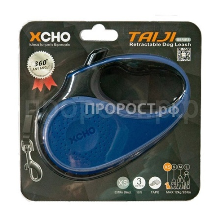 Рулетка автоматическая 3м на 12кг черно-синяя/Х1293/ЗР