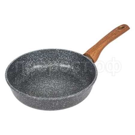 Сковорода литая алюмин. D20см с антипр. покр. б/кр.Гармония мрамор 