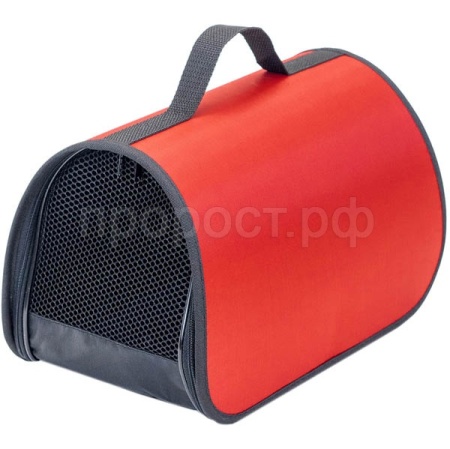 Сумка переноска ЧИП Саквояж №2 жесткая нейлон красный 40,5*24*24см/90002/