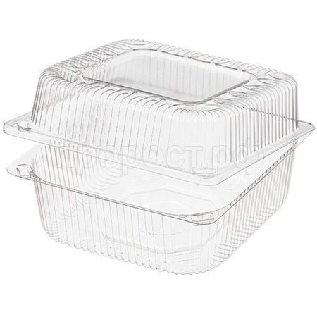 Контейнер 152х150,5х93,3мм РК-15 квадрат. с/крышкой /600шт/ НТ