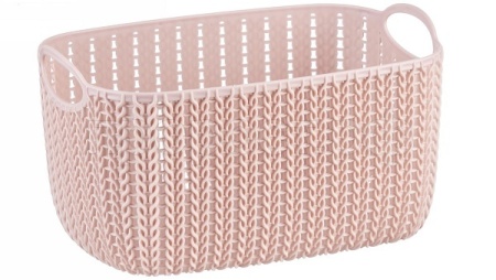 Корзинка универсальная Вязание 4л чайная роза М2380