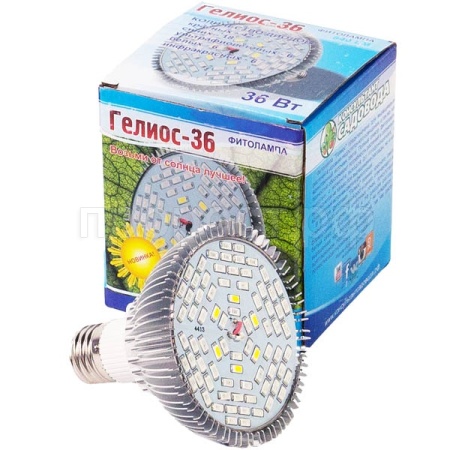 Фитолампа Гелиос-36 для растений Е27