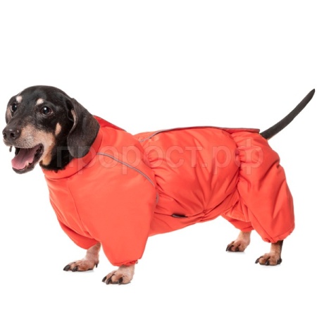 Комбинезон зимний Такса терракотовый S 36см/12212135/Триол