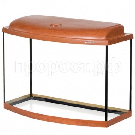 Аквариум фигурный со светильником 62л(600*300*400) панорама со светильн.STD Ф50 груша