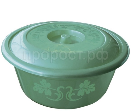 Таз 6л с крышкой/08106/Милих