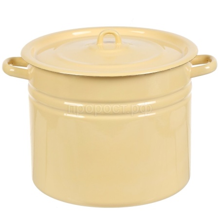 Кастрюля 14л цил б/д палевый С41626.П/Эмаль