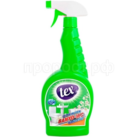 Чистящее средство TEX 750мл для ванной и туалета ультрагигиенический спрей 