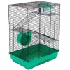 Клетка для грызунов ГОША-4 3-х этажная 10,5*42*30*59см укомплектованная/4034